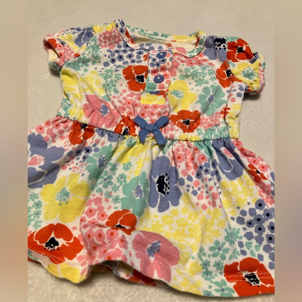 Floral Dress & Matching Bloomers - Picture 2 of 5